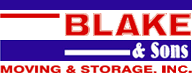 Blake & Sons Moving & Storage Logo 